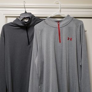 Under armour 1/4 zip, lot of 2.